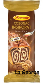 Boromir Cozonac met vanillesiroop - walnoten en cacao  550g
