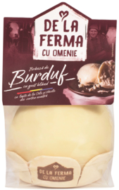 Ferma cu omenie Branza burduf cu gust bland  350g