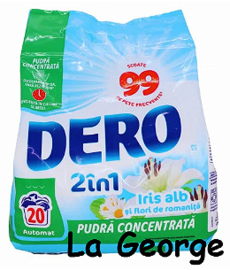 Dero Automaat wasmiddel 2in1 witte Iris 1,5 kg