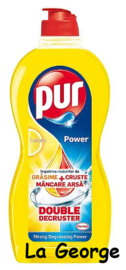 Pur Power Detergent de vase cu lamaie 450ml