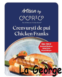 Cocorico Artisan Kip knakworst  390 g ****