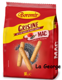 Boromir broodstengels met maanzaad 90 g