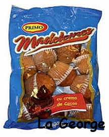 Primo Madeleines met cacao creme vulling  250g