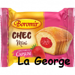 Boromir Cakeje met aarbeivulling  50g