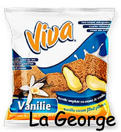 VIVA kussentjes gevuld met vanillecrème  200g