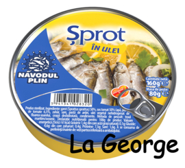 Navodul plin Sprot in ulei   160 gr