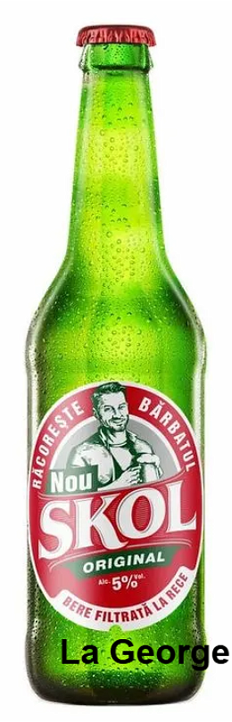 Bere blonda Skol, 0.33 l