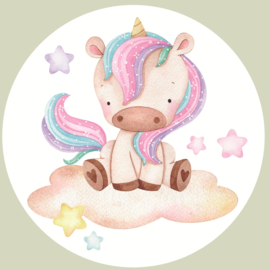 Unicorn Muurcircel Set van 5