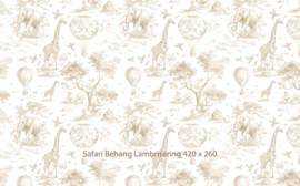 Savanne Dromen – Behang op maat voor baby- en kinderkamers