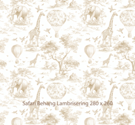 Savanne Dromen – Behang op maat voor baby- en kinderkamers