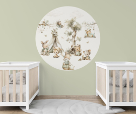 Muurcirkel Kleine Bosviendjes