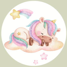 Unicorn Muurcircel Set van 5