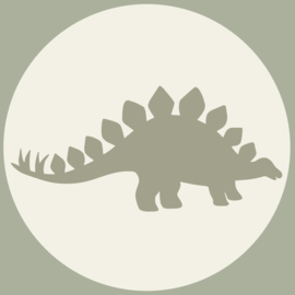 Dino Olijf Muurcirkel  Set van 5