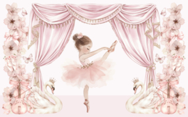 Behang Sample Ballerina Behang