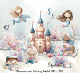 Zeemeerminnen Behang Wandvullend