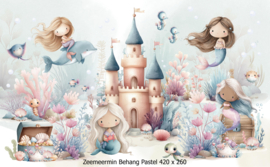 Zeemeerminnen Behang Wandvullend