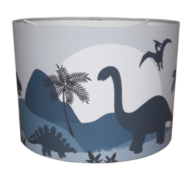 Kinderlamp dino blauw