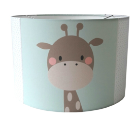 Kinderlamp giraffe + beertje mint