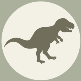 Dino Olijf Muurcirkel  Set van 5