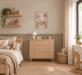 Safari Blossom Poster - Kinderkamer