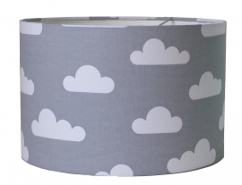 kinderlamp wolk grijs