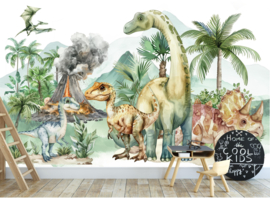 Dinosaurus Behang voor Kinderen