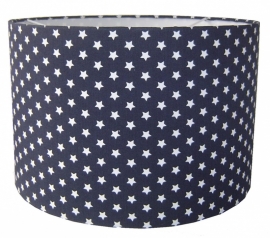 lampenkap stars blauw