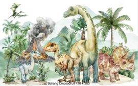 Dinosaurus Behang voor Kinderen