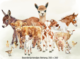 Boerderijvriendjes Behang