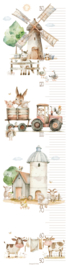 Groeimeter Poster Boerderijdieren