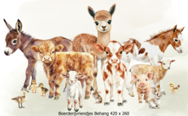 Boerderijvriendjes Behang