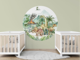 Dinosaurus Muurcirkel  Kinderkamer