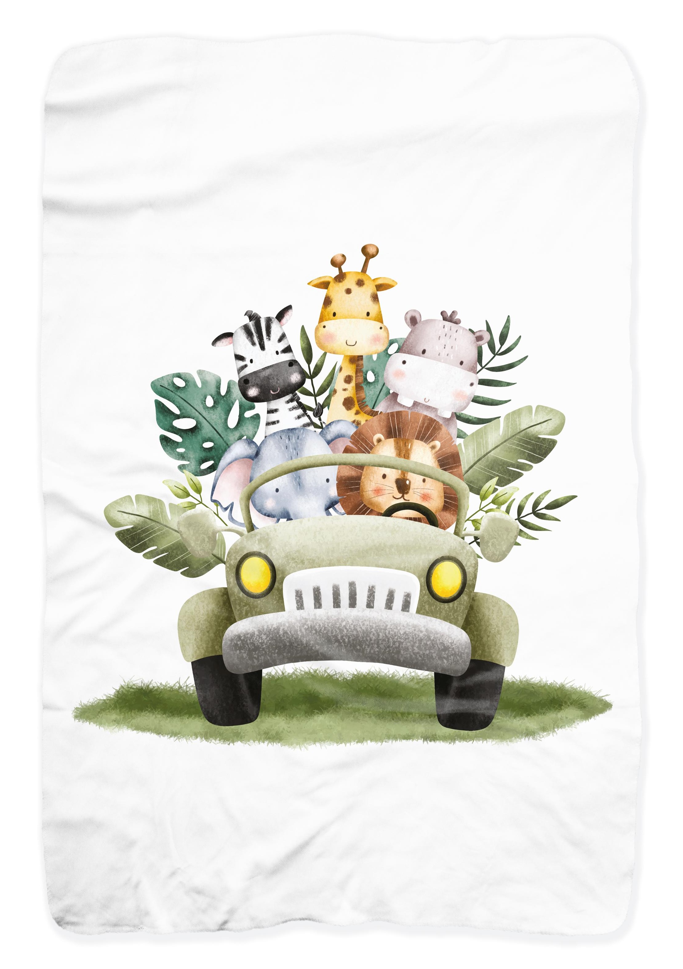 Ledikantdeken Safari Car