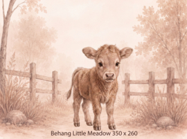 Little Meadow – Behang met Lief Kalfje