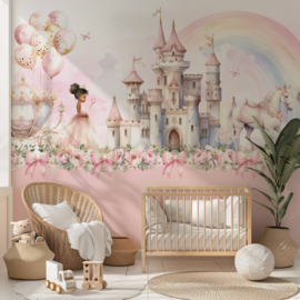 Prinsessen Behang - Lambrisering