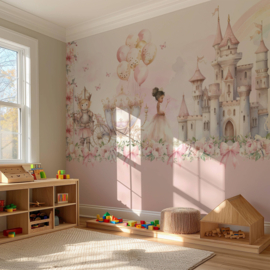 Prinsessen Behang - Lambrisering