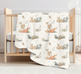Ledikantdeken Bosdieren Babies