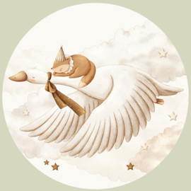 Droomvlucht Muurcirkel Set van 5