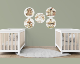Elfjes Muurcirkel  Set van 5