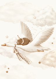 Poster droomvlucht beer