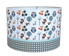 Kinderlamp forest friends blue