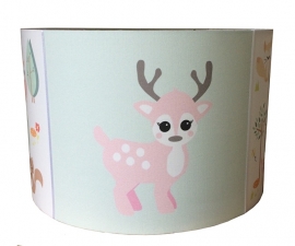 Kinderlamp forest friends pastel