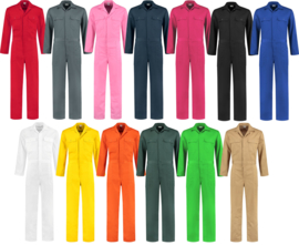 gekleurde overalls