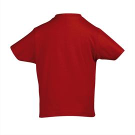 Kinder t-shirt rood