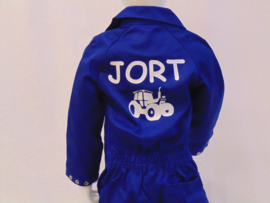 Kinderoverall korenblauw