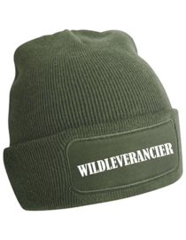 Olijf groene wintermuts