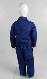 Kinderoverall korenblauw