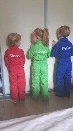 Kinderoverall in 9 kleuren