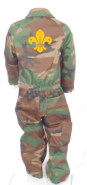 Camouflage kinderoverall