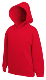 Hoodedsweater rood
